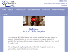 Tablet Screenshot of littlehospice.org